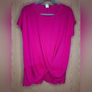 Heimish USA Short Sleeve Pink Top Size Small